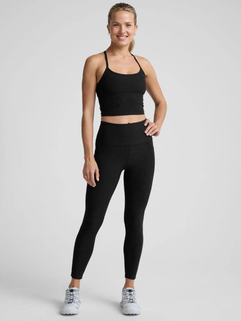 Spacedye Slim Cropped Racerback Tank - Picture 3 of 3